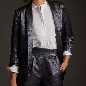 NWT! ANTHROPOLOGIE Metallic Blazer